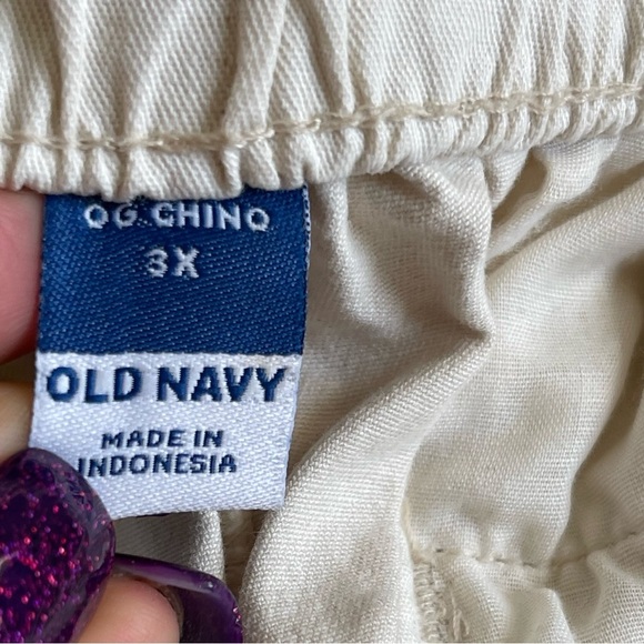 Old Navy Women’s OG Chino Shorts Plus Size 3X High Waist Versatile Slouchy - Picture 7 of 10